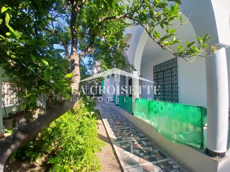 La Marsa&nbsp;Marsa Safsaf&nbsp;Location&nbsp;Appart. 4 pi�ces&nbsp;Rez de chauss�e meubl� en s3 � la marsa mrcl0302