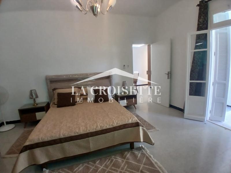 La Marsa&nbsp;Marsa Safsaf&nbsp;Location&nbsp;Appart. 4 pi�ces&nbsp;Rez de chauss�e meubl� en s3 � la marsa mrcl0302