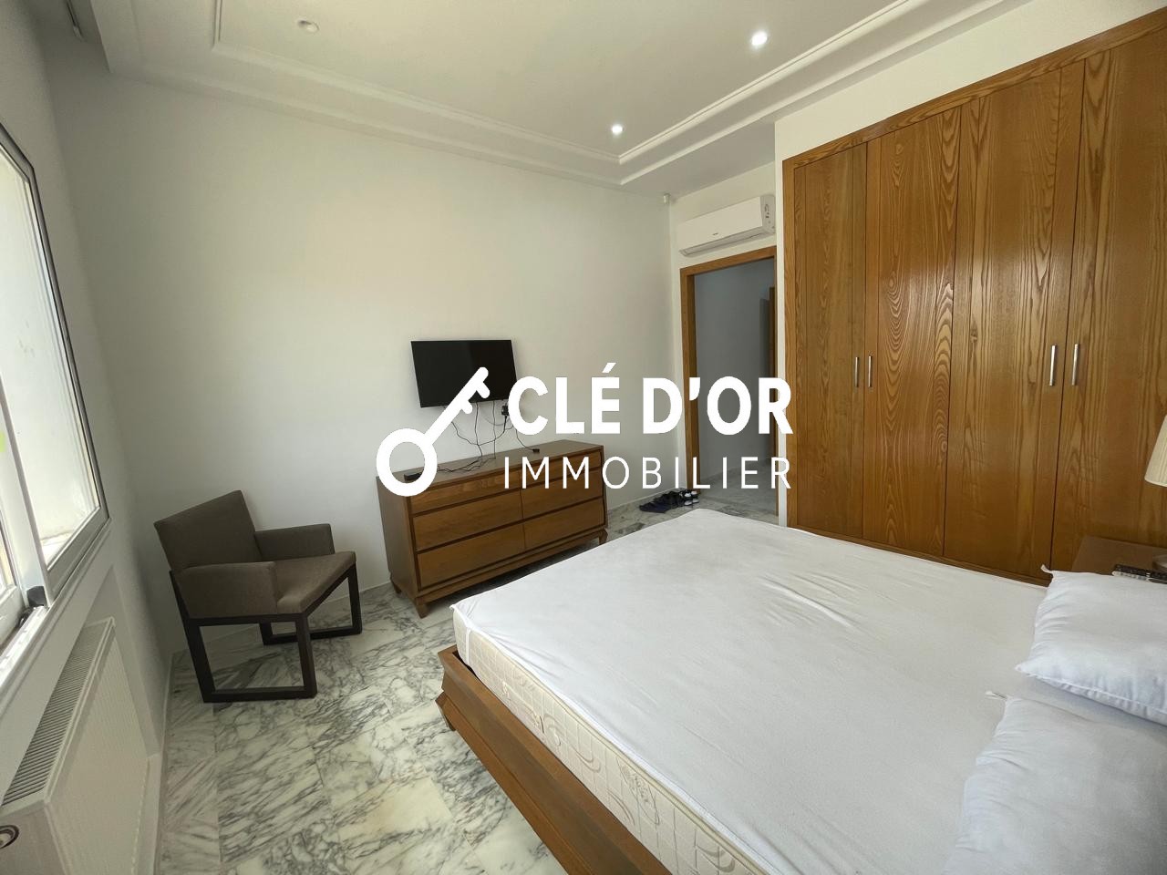 Ain Zaghouan&nbsp;Jardins de Carthage&nbsp;Location&nbsp;Appart. 4 pi�ces&nbsp;S3 meubl� au jardins de carthage