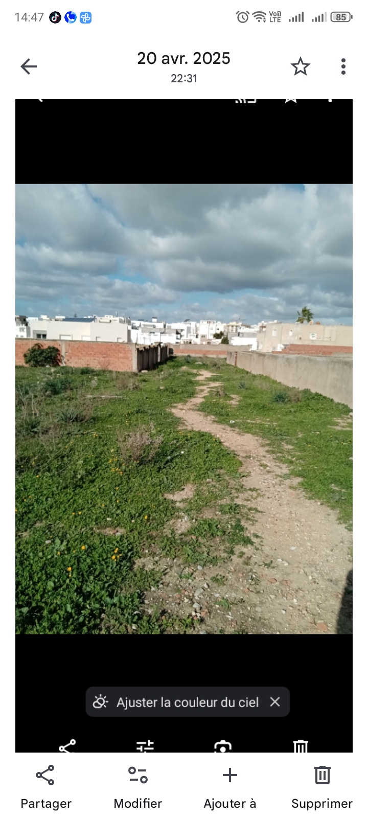 El Menzah&nbsp;El Manar 1&nbsp;Terrain&nbsp;Terrain nu&nbsp;Terrain nu