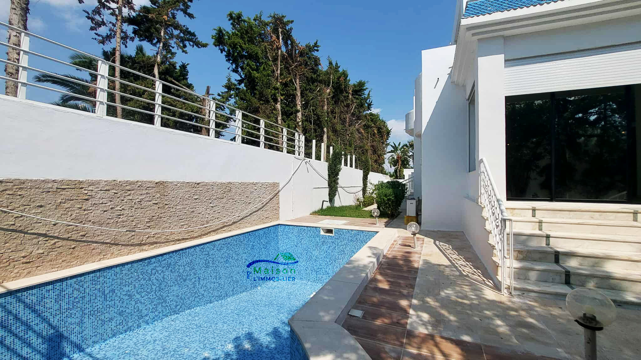 La Marsa&nbsp;Berge Du Lac&nbsp;Location&nbsp;Maisons&nbsp;Villa s9 avec piscine et jardin au lac 1