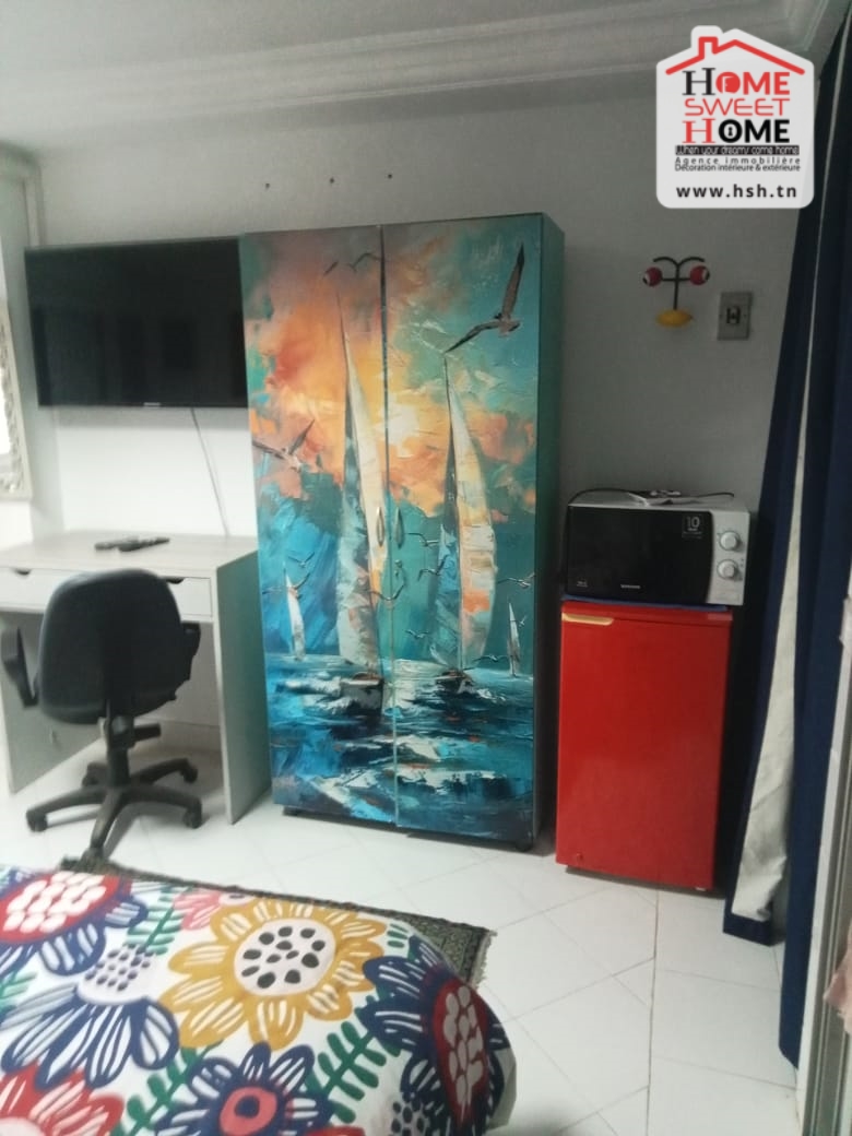 Ariana Ville&nbsp;El Menzah 6&nbsp;Location&nbsp;Appart. 1 pi�ce&nbsp;Studio meubl� soft � el manzah 6