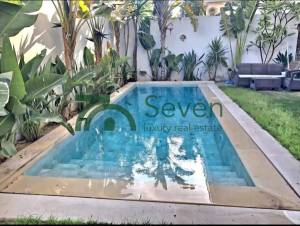 La Marsa&nbsp;Gammart&nbsp;Location&nbsp;Maisons&nbsp;Une villa s5 avec piscine  gammart ref480a