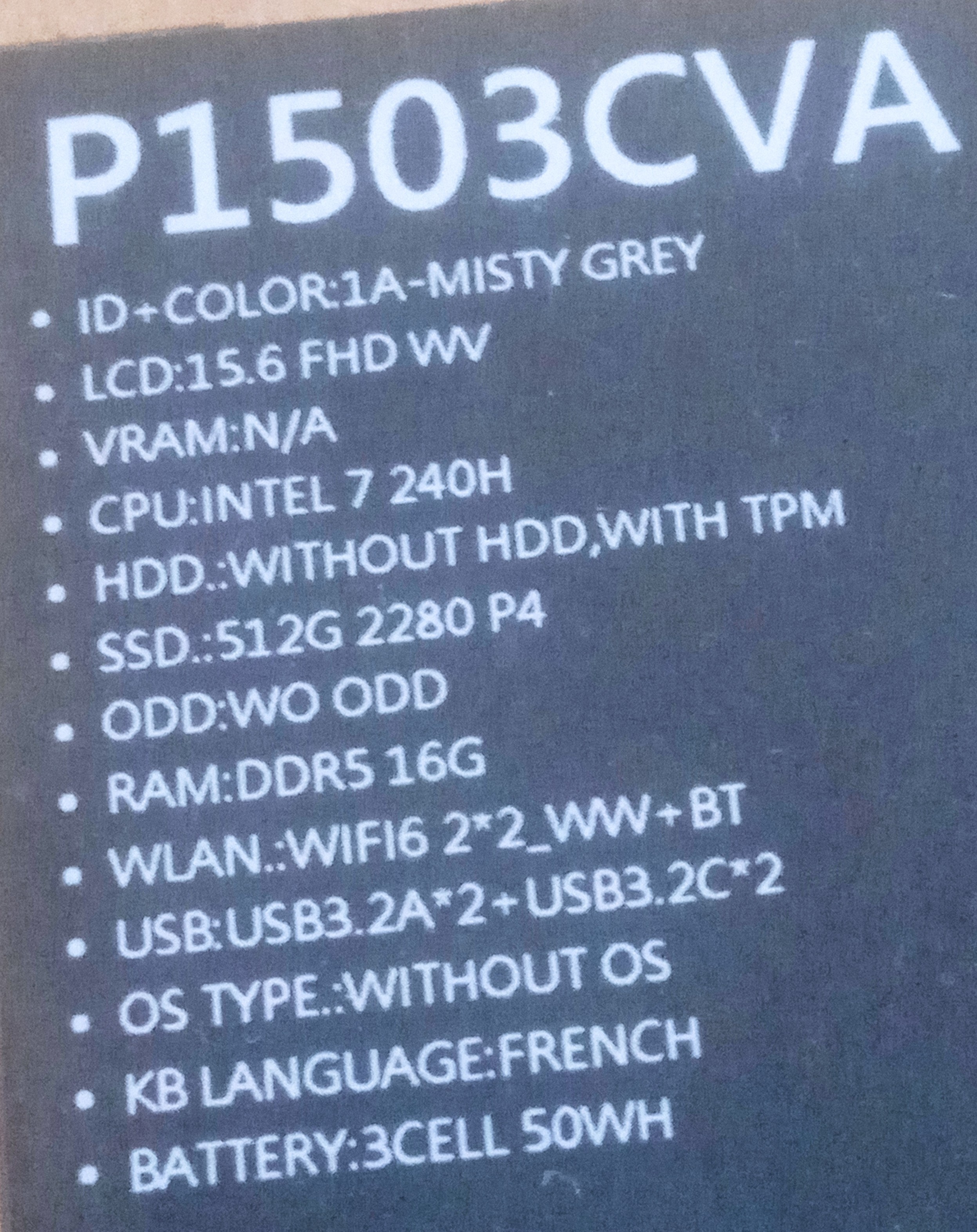 El Kram&nbsp;Le Kram&nbsp;Asus &nbsp;Autre&nbsp;Pc portable asus neuf