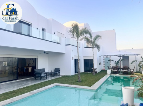 Hammamet&nbsp;Hammamet&nbsp;Location&nbsp;Appart. 5 pi�ces+&nbsp;Villa ribat