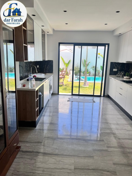 Hammamet&nbsp;Hammamet&nbsp;Location&nbsp;Appart. 5 pi�ces+&nbsp;Villa ribat