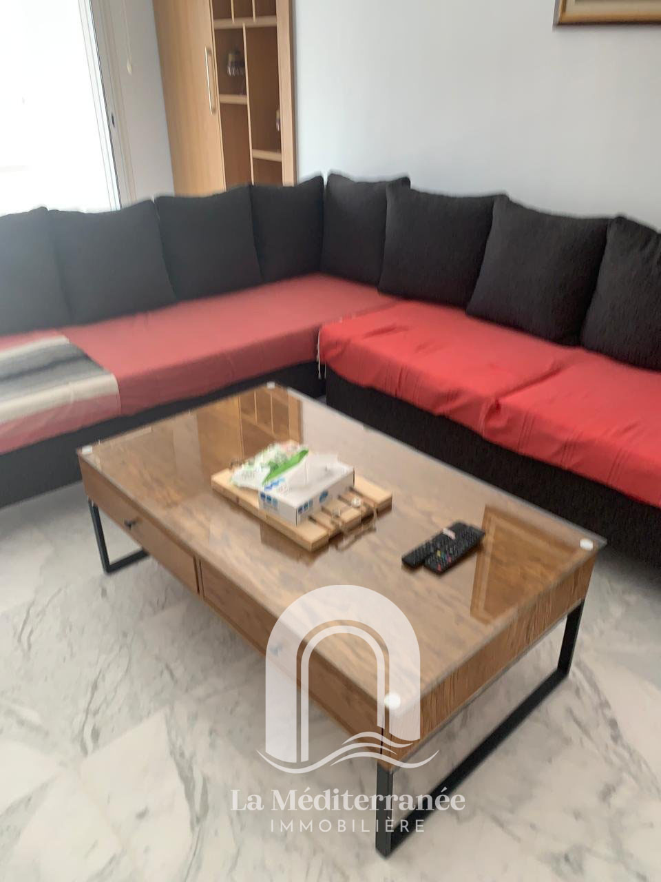 Ain Zaghouan&nbsp;Jardins de Carthage&nbsp;Location&nbsp;Appart. 2 pi�ces&nbsp;Appartement meubl� hst � jardin carthage