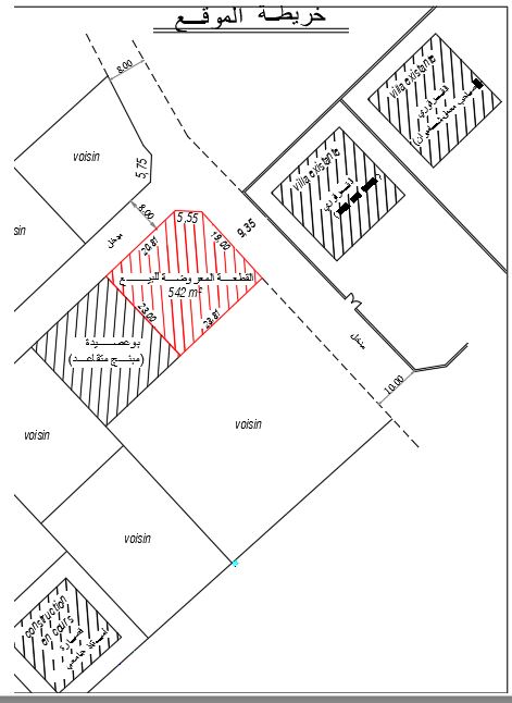 Sfax Sud&nbsp;El Ain&nbsp;Terrain&nbsp;Terrain agricole&nbsp;Opportunit� de 542 m � route el a�n km 12
