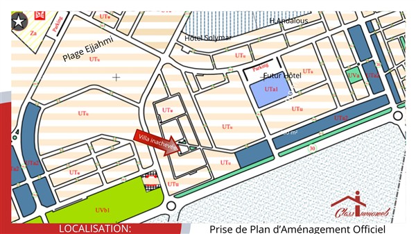 Soliman&nbsp;Cite Hotel Des Andalous&nbsp;Vente&nbsp;Duplex&nbsp;Villa inachev�e couvrant 340 m2 pour 320 md