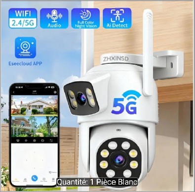 La Soukra&nbsp;Borj Louzir&nbsp;Autre&nbsp;Autre&nbsp;Camera de surveillance wifi a 2 objectifs