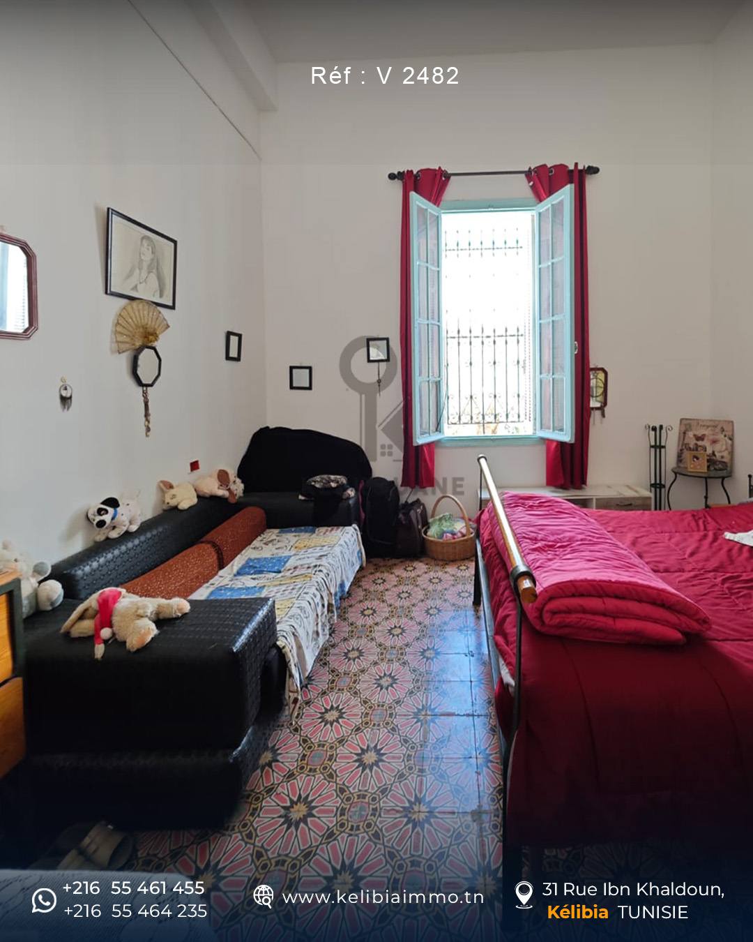 Kelibia&nbsp;Kelibia&nbsp;Vente&nbsp;Maisons&nbsp;Une maison arabe traditionnelle a k�libia