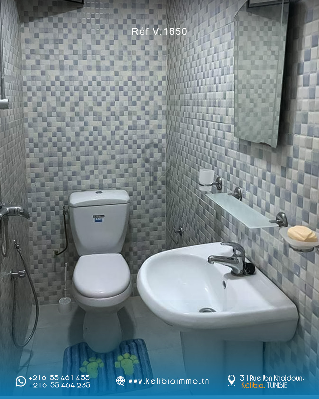 Kelibia&nbsp;Kelibia&nbsp;Vente&nbsp;Appart. 2 pi�ces&nbsp;Appartement a seulement 5 minutes de la plage