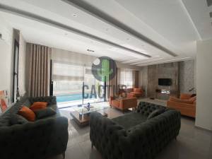 Nabeul&nbsp;Cite Universitaire&nbsp;Vente&nbsp;Maisons&nbsp;   villa s5 avec piscine  ref722a