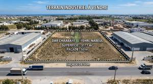 Dar Chaabane Elfehri&nbsp;Dar Chaabane Elfehri&nbsp;Vente&nbsp;Surfaces&nbsp;  terrain industriel de 3171m ref727a
