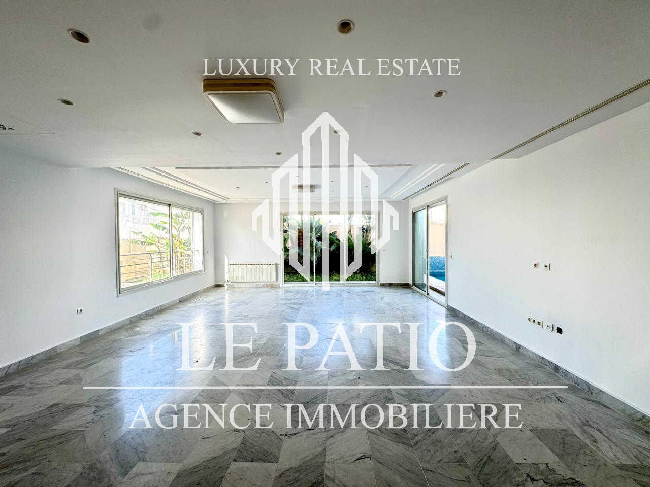 La Marsa&nbsp;Marsa Ennassim&nbsp;Location&nbsp;Duplex&nbsp;Duplex s5 avec jardin et piscine a la marsa