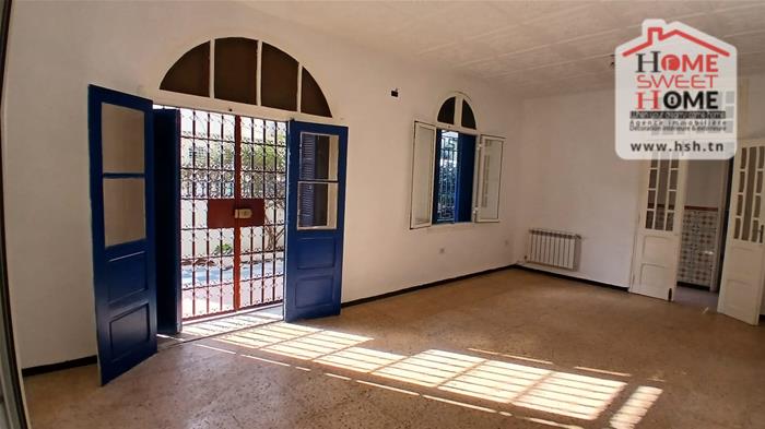 La Marsa&nbsp;Marsa Ennassim&nbsp;Location&nbsp;Appart. 3 pi�ces&nbsp;Rdc de villa s3 lenda � la marsa plage