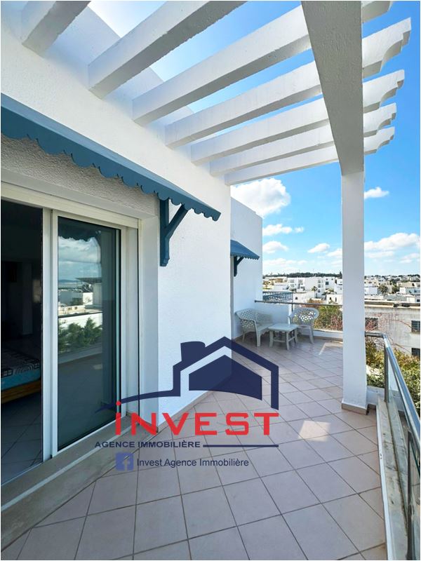 La Marsa&nbsp;Gammart&nbsp;Vente&nbsp;Duplex&nbsp;Duplex s3 avec vue sur mer � gammarth sup�rieur