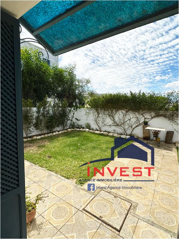 La Marsa&nbsp;Gammart&nbsp;Location&nbsp;Appart. 3 pi�ces&nbsp;Appartement s3 meubl� avec jardin � gammarth