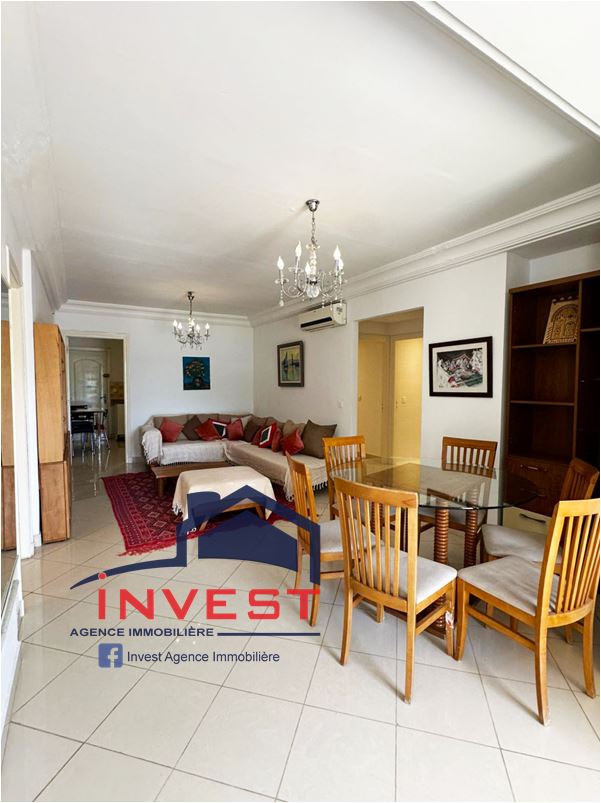 La Marsa&nbsp;Gammart&nbsp;Location&nbsp;Appart. 3 pi�ces&nbsp;Appartement s3 meubl� avec jardin � gammarth