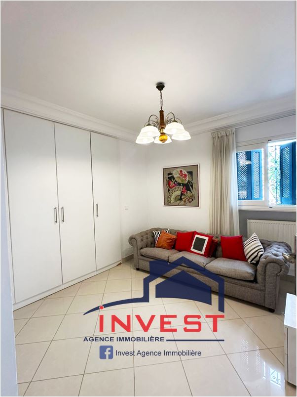 La Marsa&nbsp;Gammart&nbsp;Location&nbsp;Appart. 3 pi�ces&nbsp;Appartement s3 meubl� avec jardin � gammarth