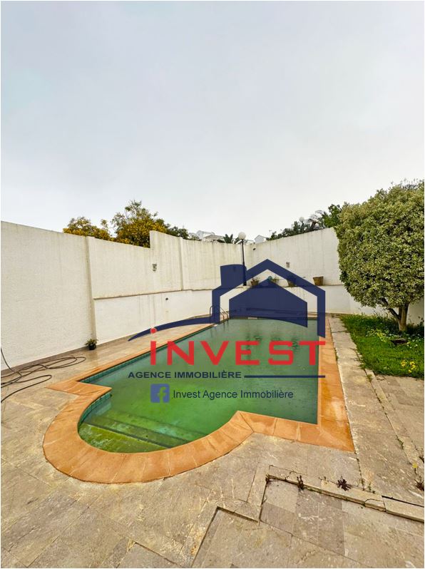 La Marsa&nbsp;Gammart&nbsp;Location&nbsp;Maisons&nbsp;Villa avec piscine � gammarth
