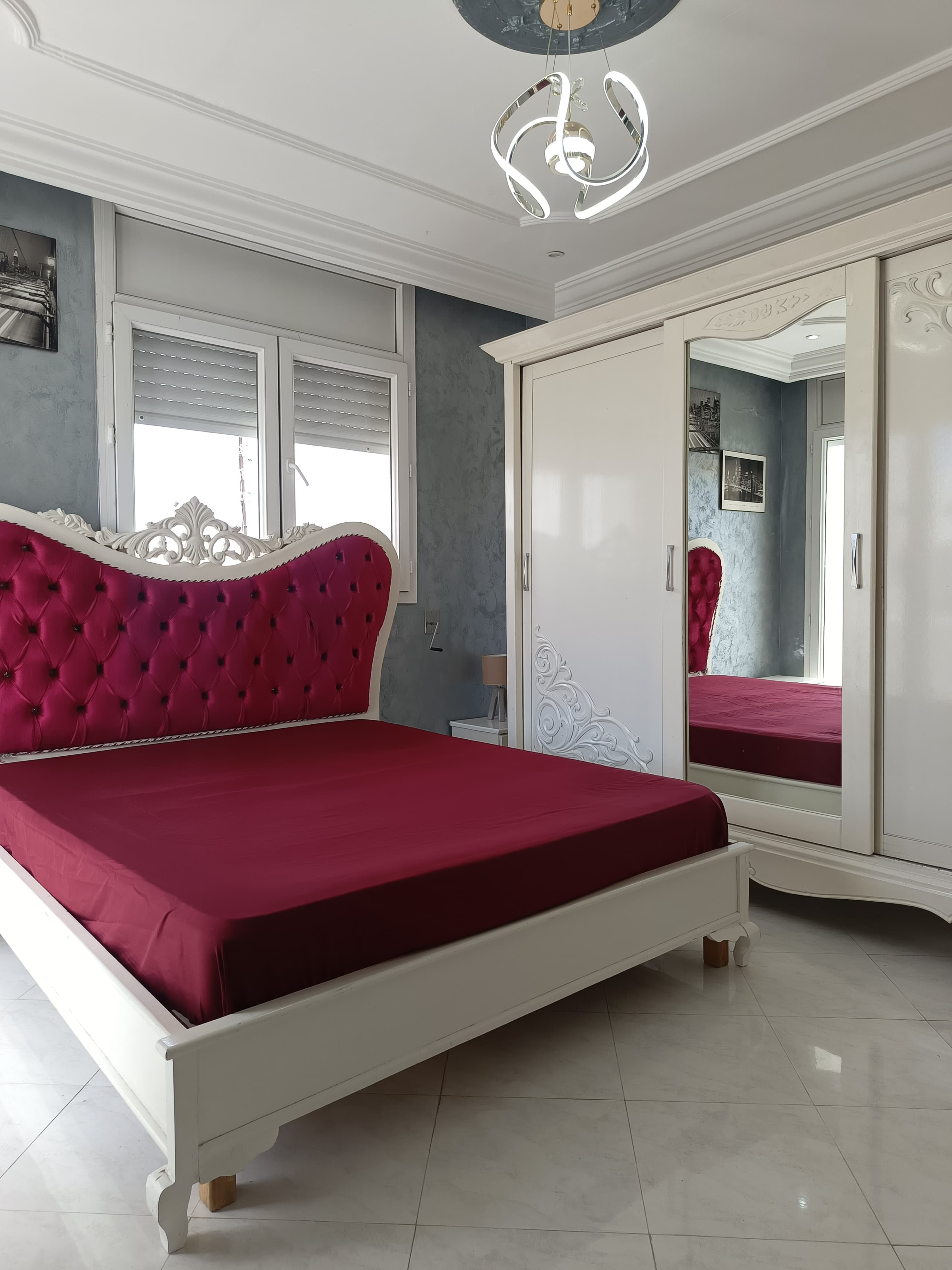 La Marsa&nbsp;Marsa Safsaf&nbsp;Location&nbsp;Appart. 3 pi�ces&nbsp;S2 richement meubl�