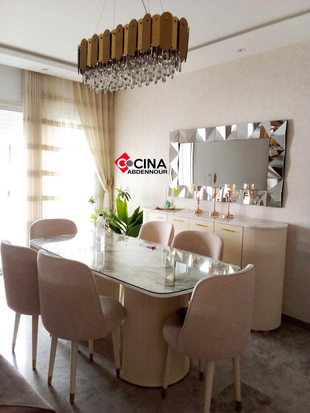 La Soukra&nbsp;Sidi Frej&nbsp;Salon - Salle � manger &nbsp;Salle � manger&nbsp;Salle � manger blanc