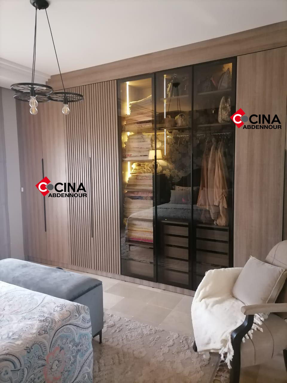 La Soukra&nbsp;Sidi Frej&nbsp;Chambres � coucher&nbsp;Chambres � coucher&nbsp;Chambre � coucher avec dressing  perso