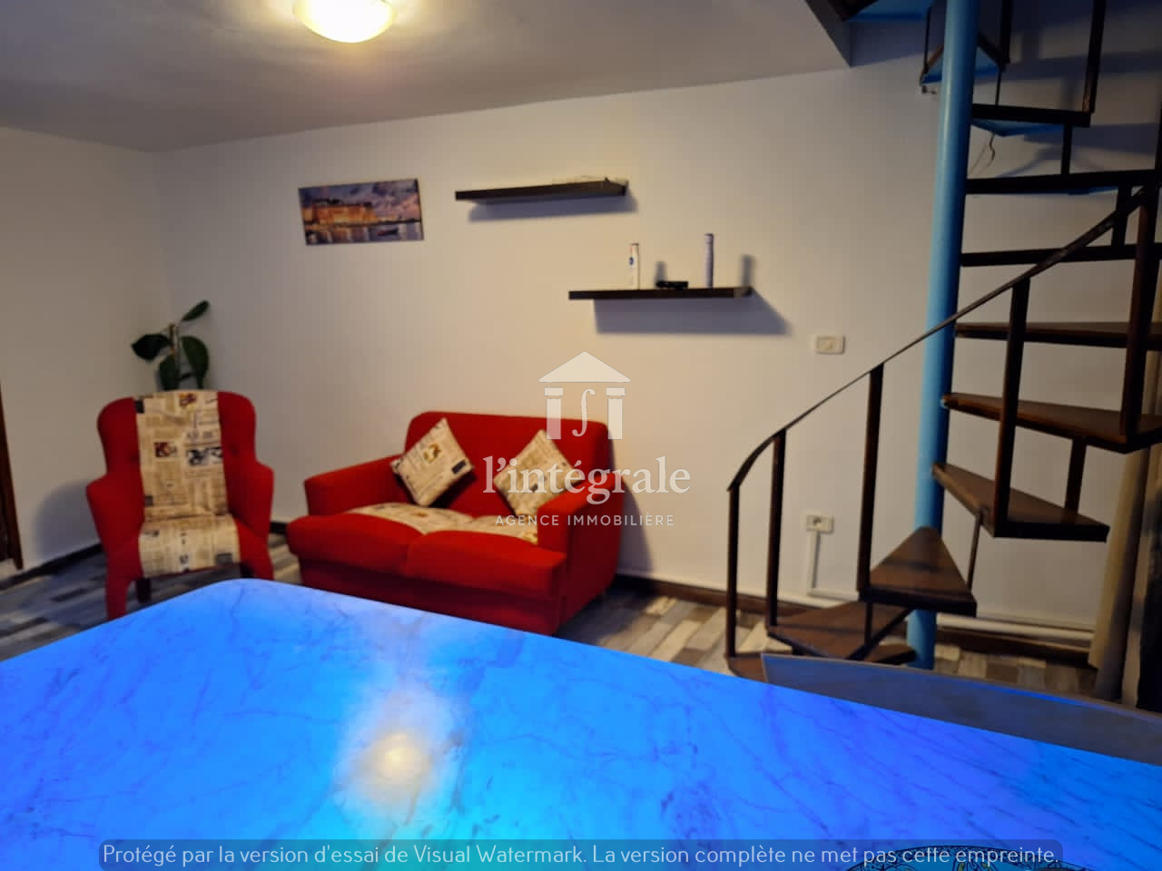 Ariana Ville&nbsp;El Menzah 8&nbsp;Location&nbsp;Appart. 2 pi�ces&nbsp;Joli loft s1 meubl�