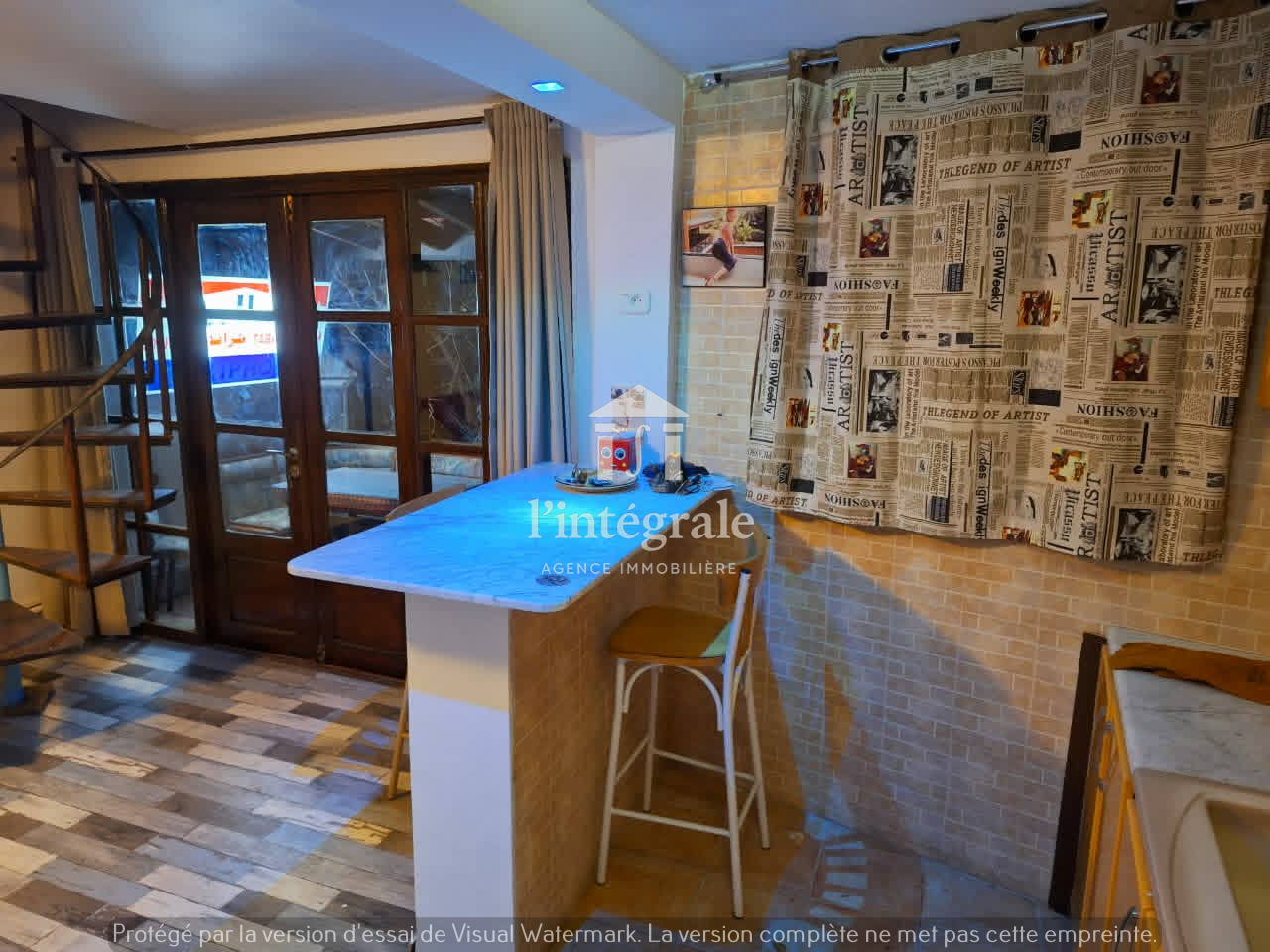 Ariana Ville&nbsp;El Menzah 8&nbsp;Location&nbsp;Appart. 2 pi�ces&nbsp;Joli loft s1 meubl�