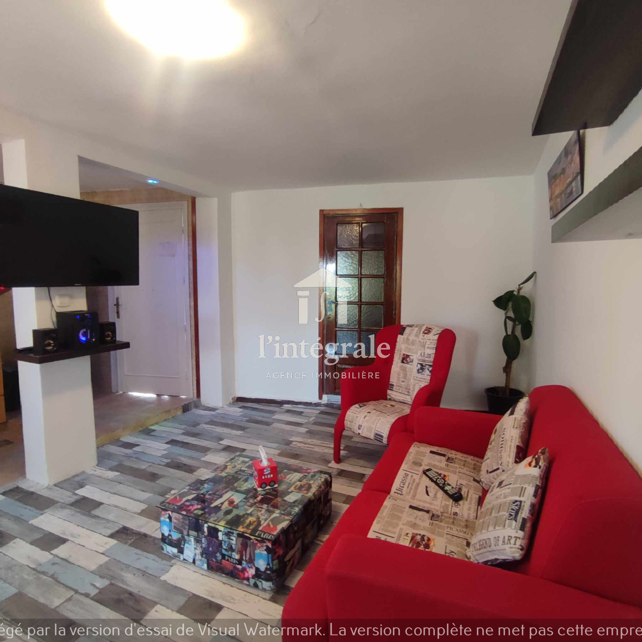 Ariana Ville&nbsp;El Menzah 8&nbsp;Location&nbsp;Appart. 2 pi�ces&nbsp;Joli loft s1 meubl�