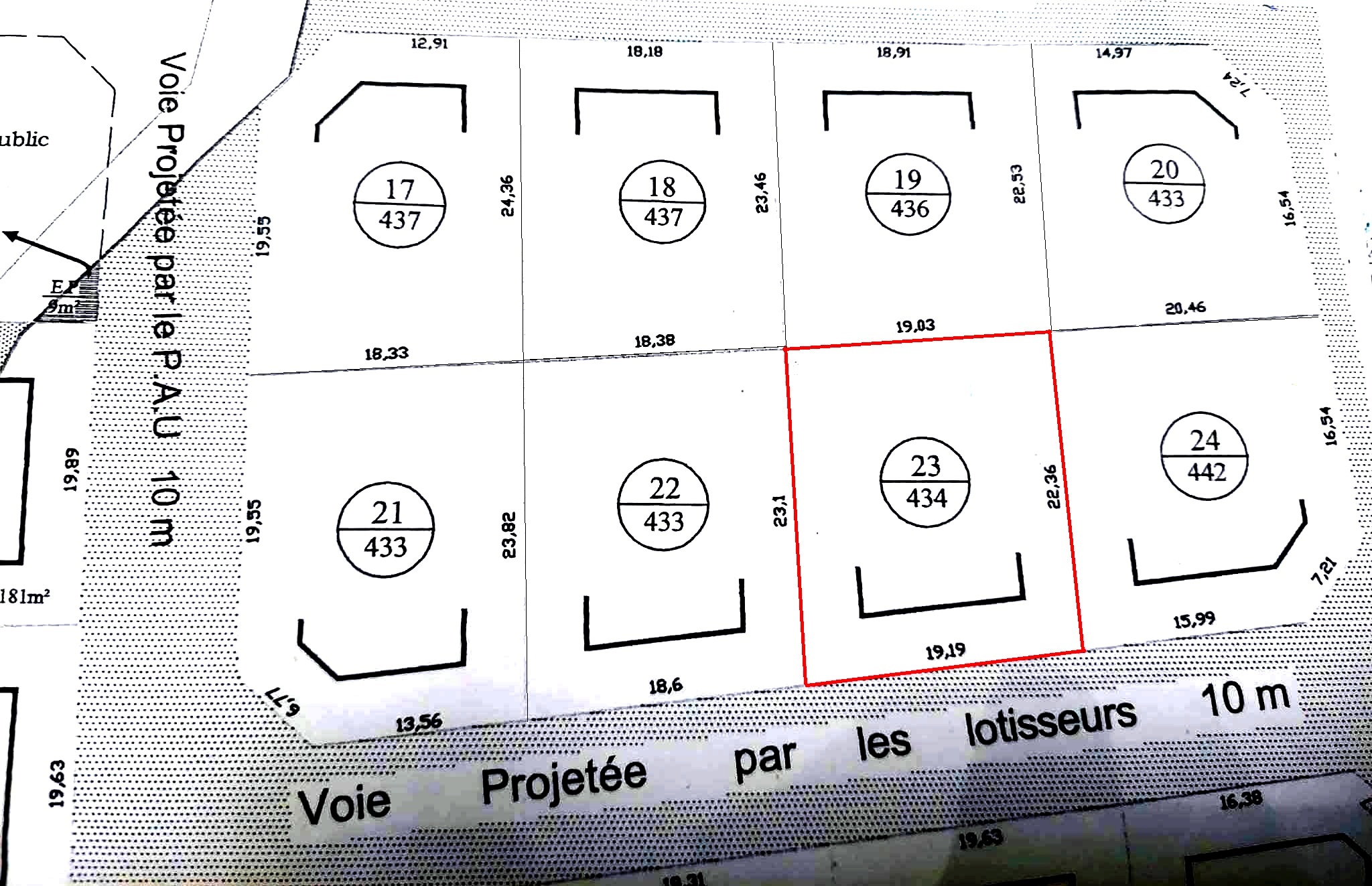 Hammam Sousse&nbsp;Hammam Sousse Gharbi&nbsp;Terrain&nbsp;Terrain nu&nbsp;Terrain isol� 434m zone 114 hammam sousse ghrabi