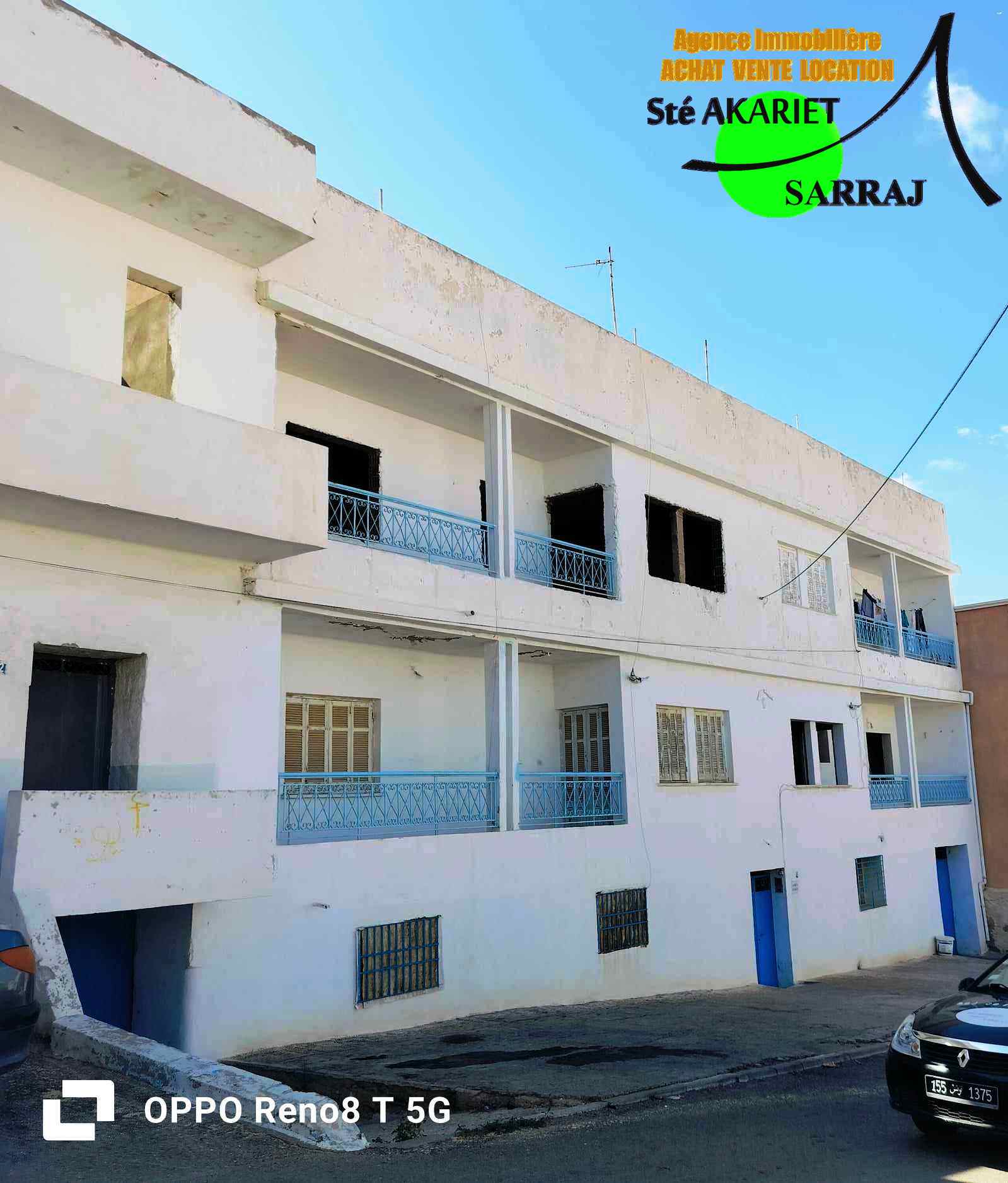 Hammam Sousse&nbsp;Hammam Sousse Gharbi&nbsp;Vente&nbsp;Maisons&nbsp;Immeuble r2 moyen standing � hammem sousse