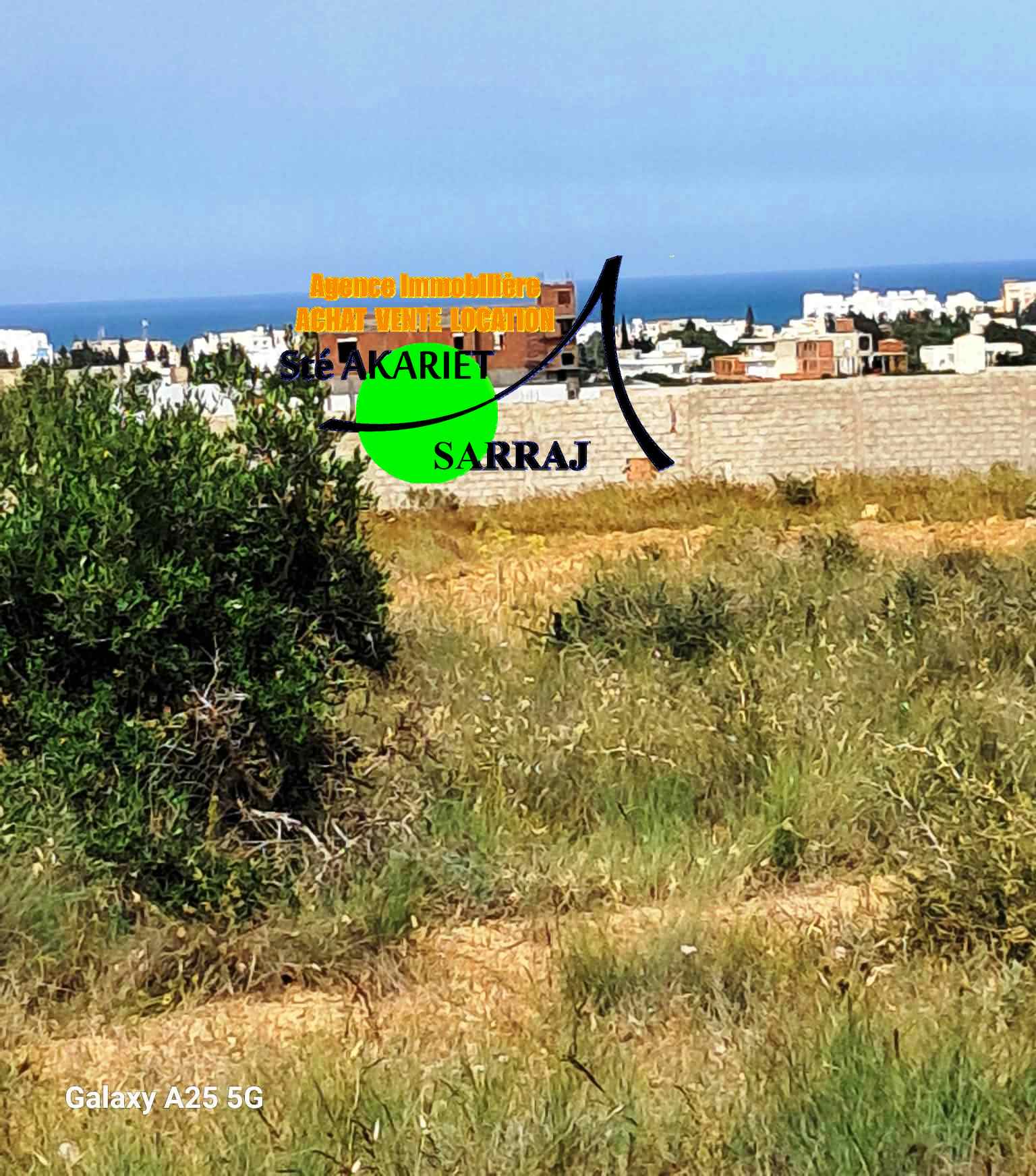 Akouda&nbsp;Chatt Meriem&nbsp;Terrain&nbsp;Terrain agricole&nbsp;Terrain d'investisement 3583m � koussour gharnata