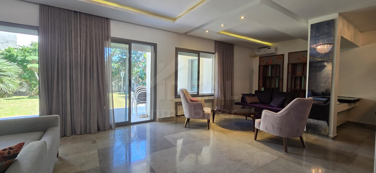 La Marsa&nbsp;Gammart&nbsp;Location&nbsp;Maisons&nbsp;Al villa meubl�e  gammarth village