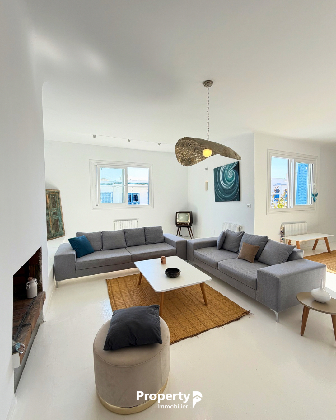 Carthage&nbsp;Sidi Bousaid&nbsp;Location&nbsp;Appart. 3 pi�ces&nbsp;Magnifique appartement s2 meubl� � sidi bou said