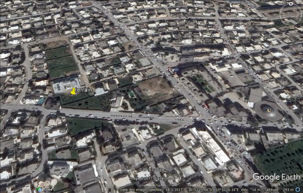 Raoued&nbsp;Cite El Ghazala 1&nbsp;Terrain&nbsp;Terrain nu&nbsp;Terrain cite elghazala
