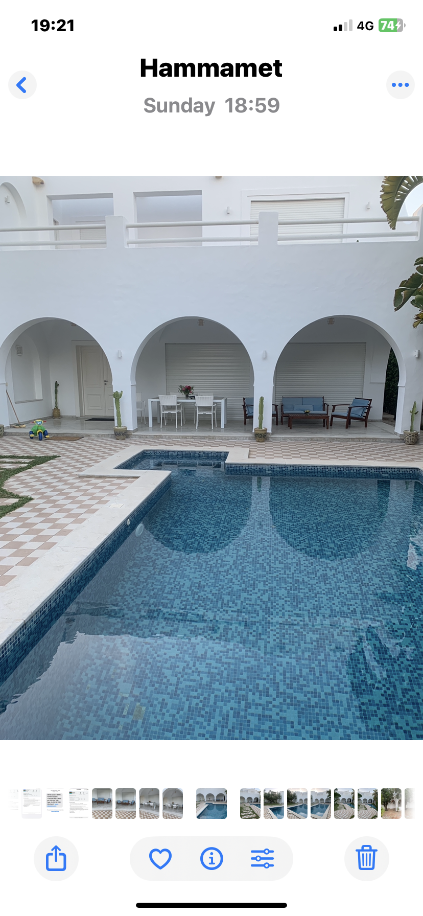 Hammamet&nbsp;Hammamet&nbsp;Location vacances&nbsp;Maisons&nbsp;Villa s4 picine et grande jardin