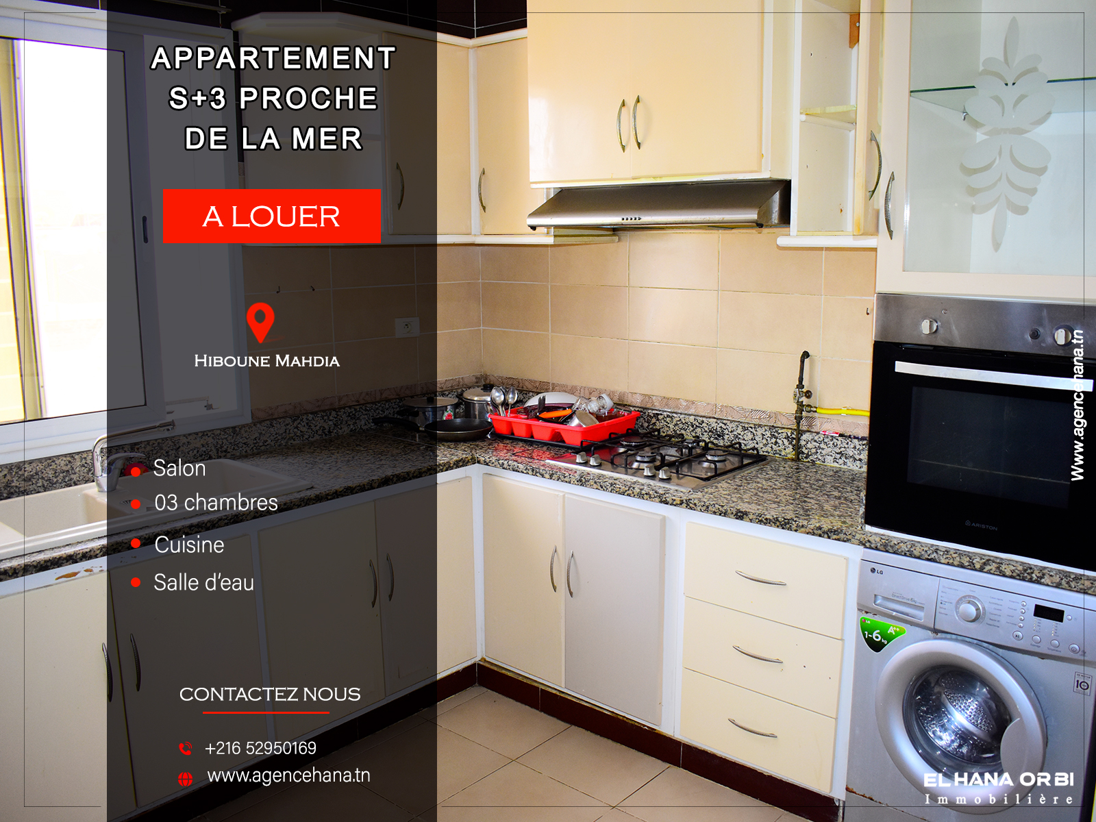 Mahdia&nbsp;Mahdia&nbsp;Location vacances&nbsp;Appart. 3 pi�ces&nbsp;App s3 pour vacance  mahdia