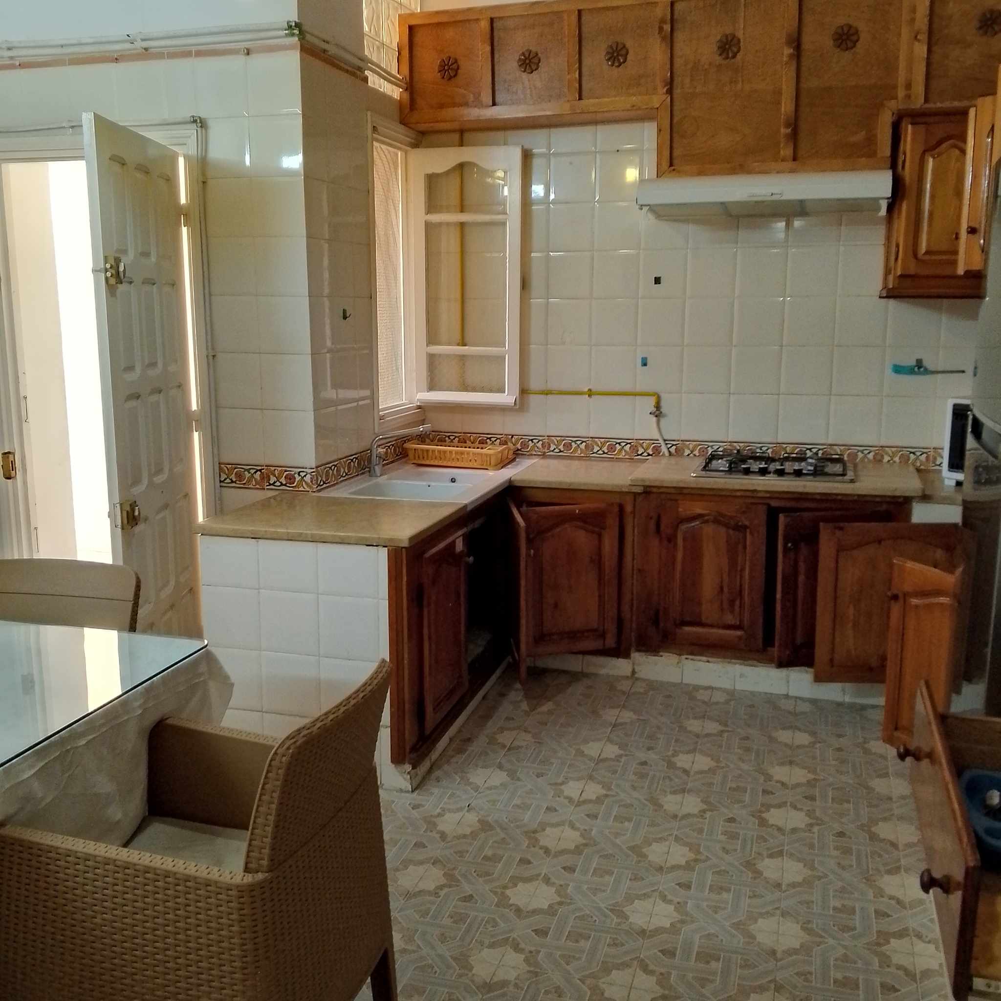 Carthage&nbsp;Salambo&nbsp;Location&nbsp;Appart. 3 pi�ces&nbsp;Rdc de trois pi�ces