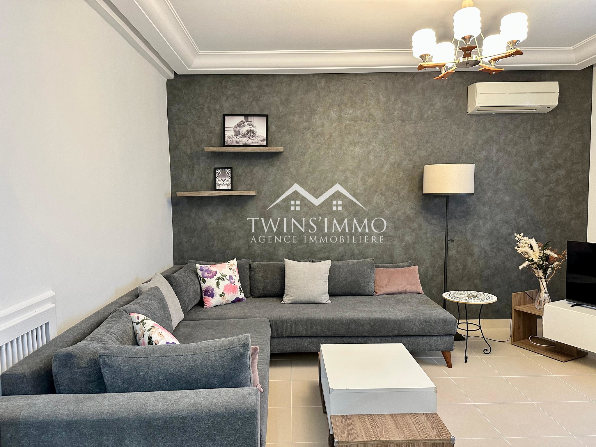 La Marsa&nbsp;Marsa Ennassim&nbsp;Location&nbsp;Appart. 1 pi�ce&nbsp;Appartement s1 meubl� � marsa ville