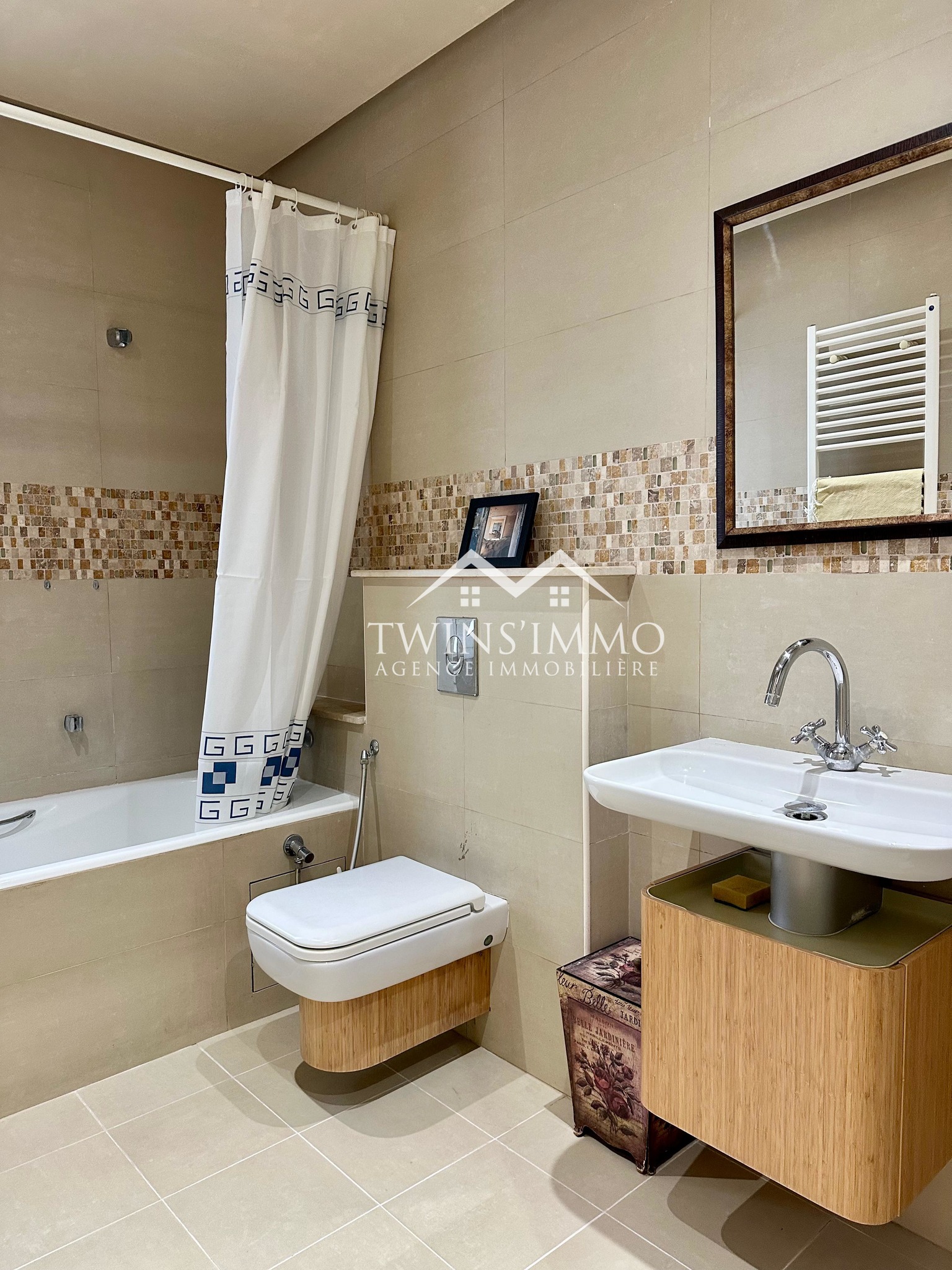 La Marsa&nbsp;Marsa Ennassim&nbsp;Location&nbsp;Appart. 1 pi�ce&nbsp;Appartement s1 meubl� � marsa ville