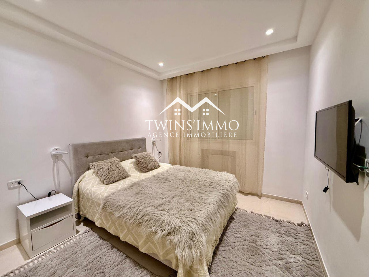 Ain Zaghouan&nbsp;Ain Zaghouan&nbsp;Location&nbsp;Appart. 1 pi�ce&nbsp;Appartement meubl� neuf � ain zaghouan nord