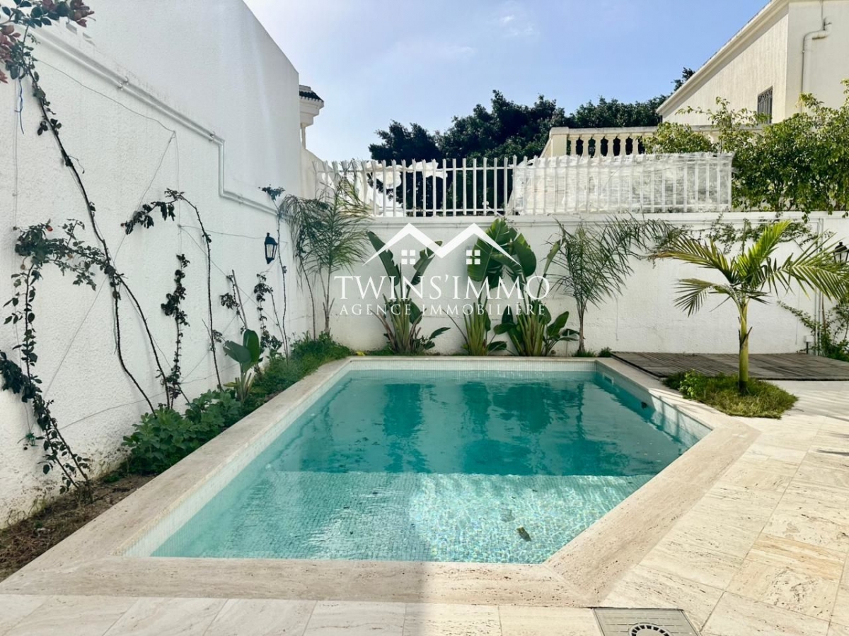 La Marsa&nbsp;Marsa Ennassim&nbsp;Location&nbsp;Maisons&nbsp;Villa s5 meubl�e � la marsa