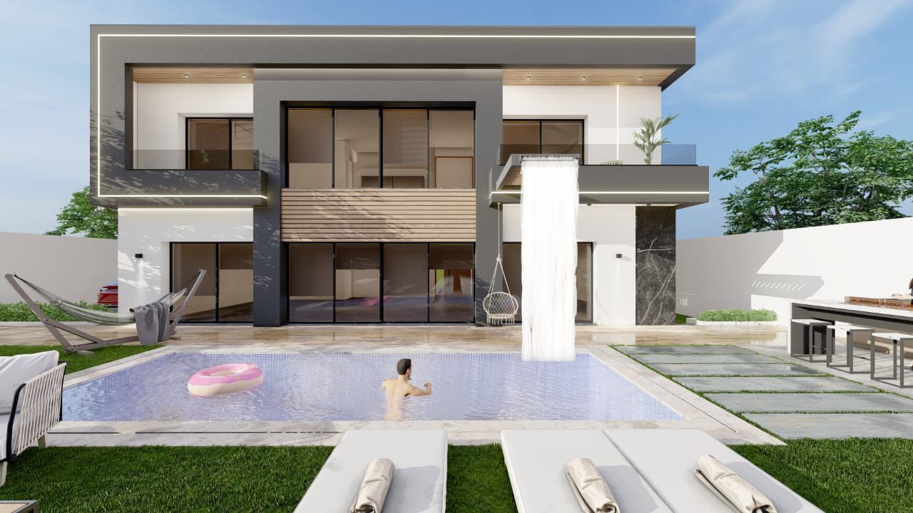 Hammamet&nbsp;Hammamet&nbsp;Vente&nbsp;Maisons&nbsp;Charmante villa de style moderne