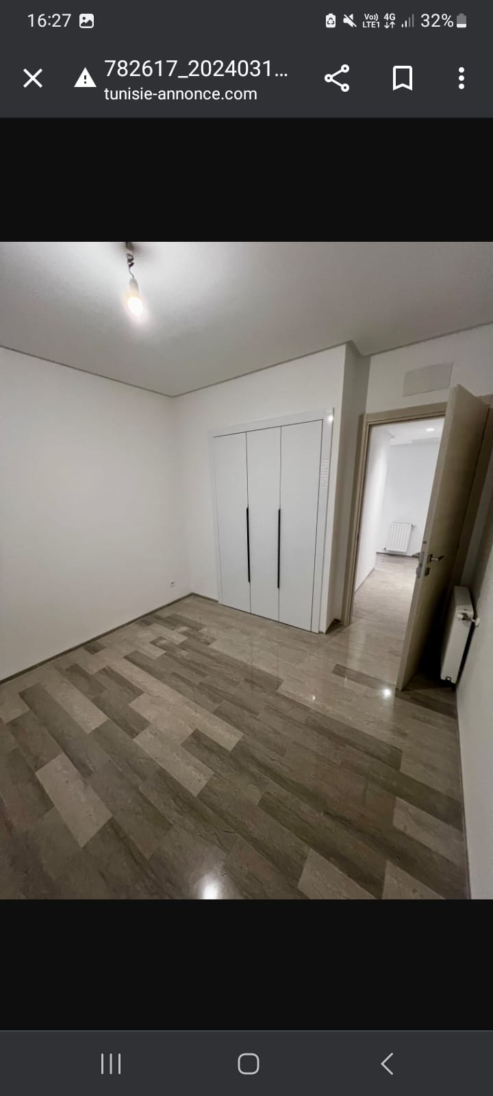 La Marsa&nbsp;El Aouina&nbsp;Location&nbsp;Appart. 3 pi�ces&nbsp;S2 r�sidence citrine