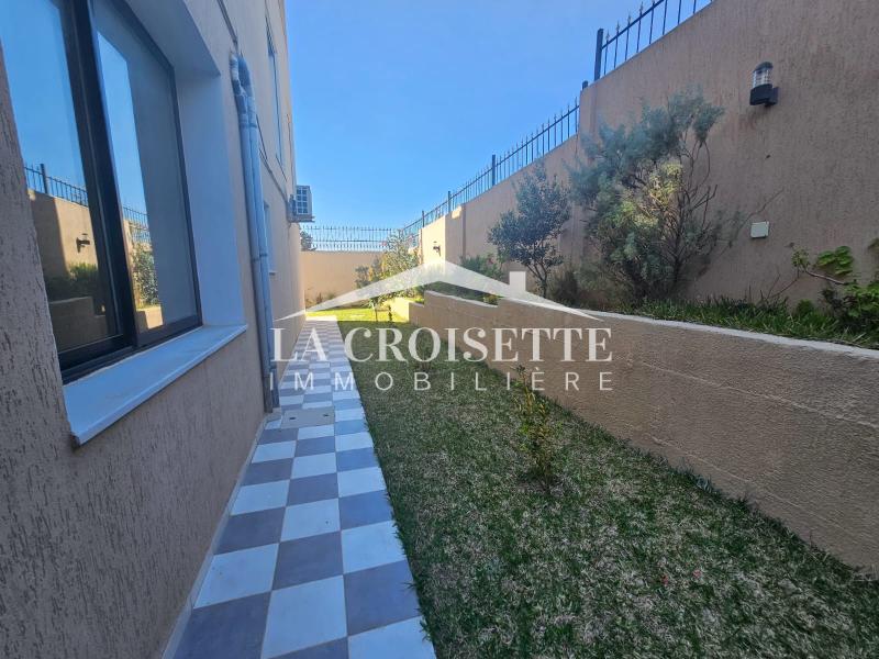 La Marsa&nbsp;Gammart&nbsp;Location&nbsp;Appart. 4 pi�ces&nbsp;Appartement s3 avec jardin � gammarth mal0944