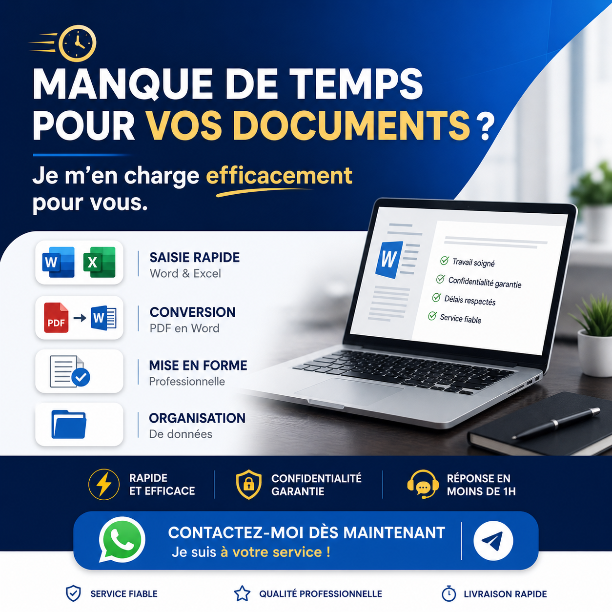 Ariana Ville&nbsp;Ariana&nbsp;Emploi de maison&nbsp;Autre&nbsp;Vous manquez de temps pour g�rer vos documents