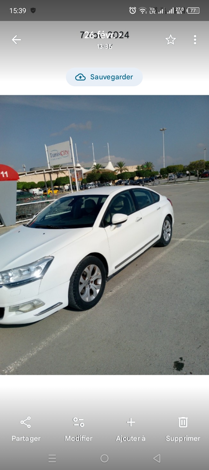 Ariana Ville&nbsp;Ariana&nbsp;Citroen&nbsp;C5&nbsp;Belle  c5 bva plus spa