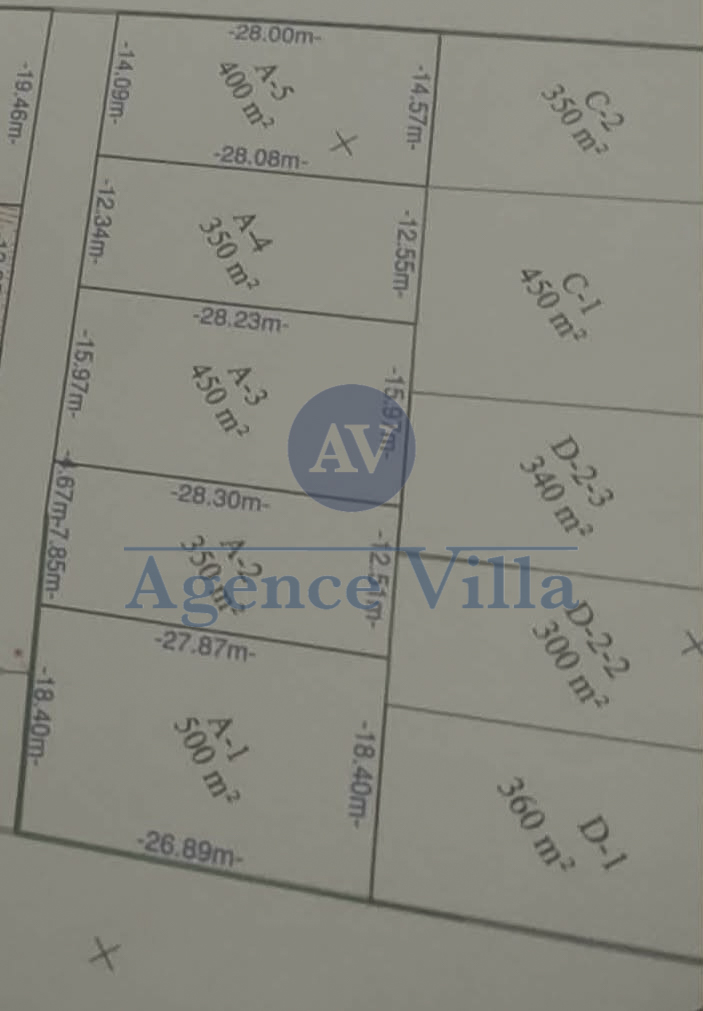La Soukra&nbsp;Sidi Frej&nbsp;Vente&nbsp;Surfaces&nbsp;Terrain de 300m � 500m � soukra sidi frej